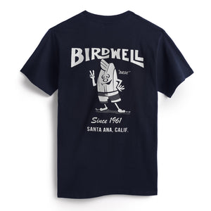 BIRDWELL '61 TEE - NAVY