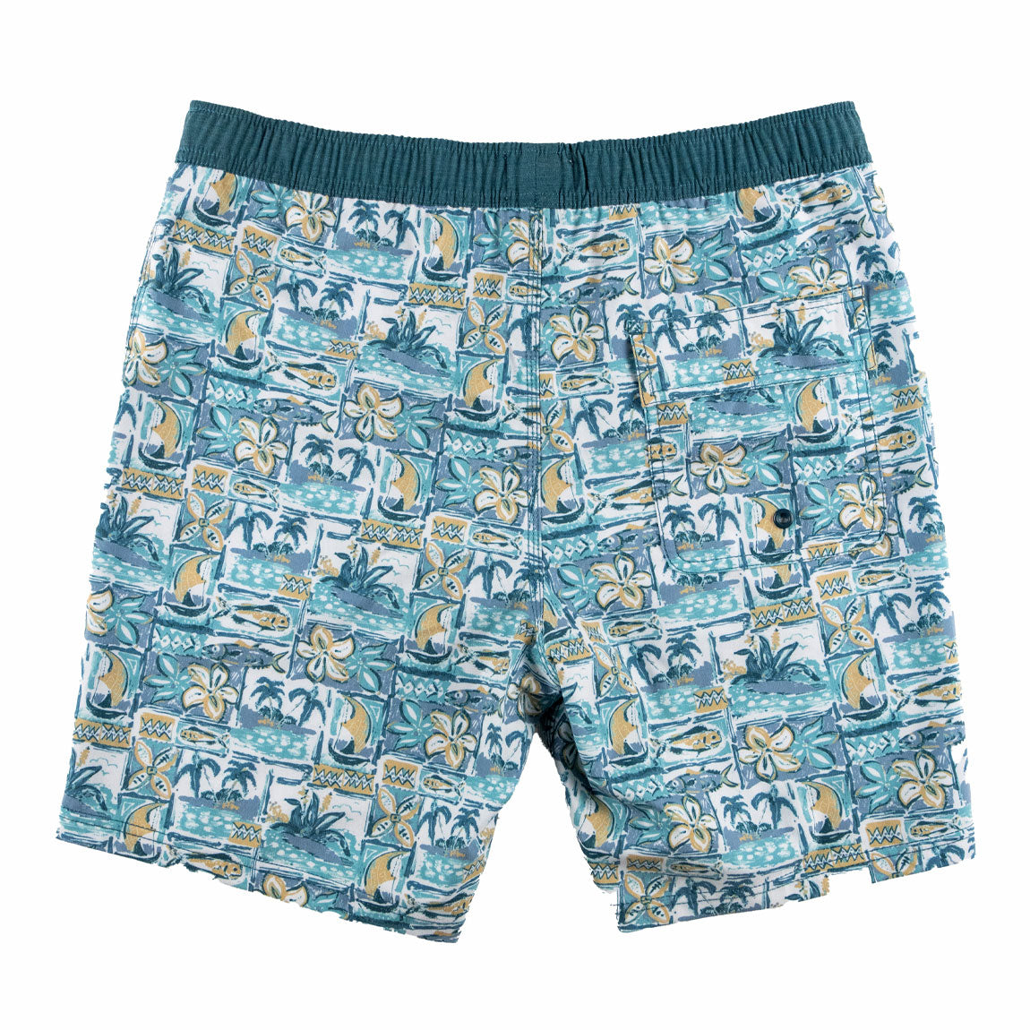 BING OUTRIGGER SHORT - AQUA