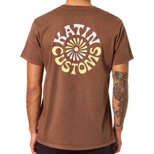 KATIN TWIRL TEE - BROWN
