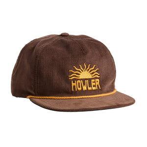 HOWLER BROS. EL SOL HAT - BROWN CORD