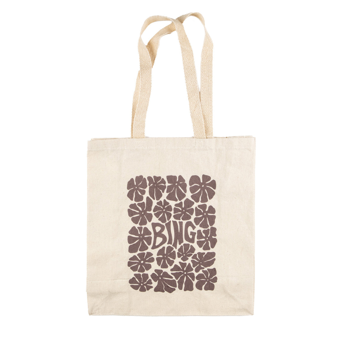 Flower Power Tote Bag - Natural