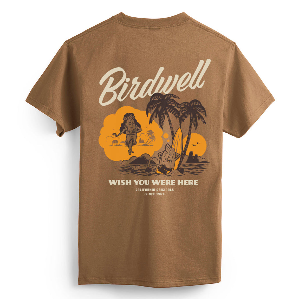 BIRDWELL DAYDREAMIN' TEE - BROWN