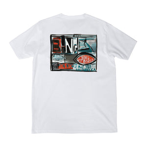 SWING A BING Premium S/S T-Shirt- White