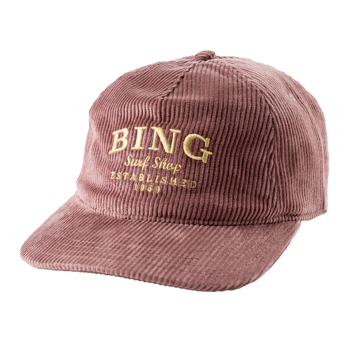 BING LOCALS CORD HAT - DUSTY ROSE